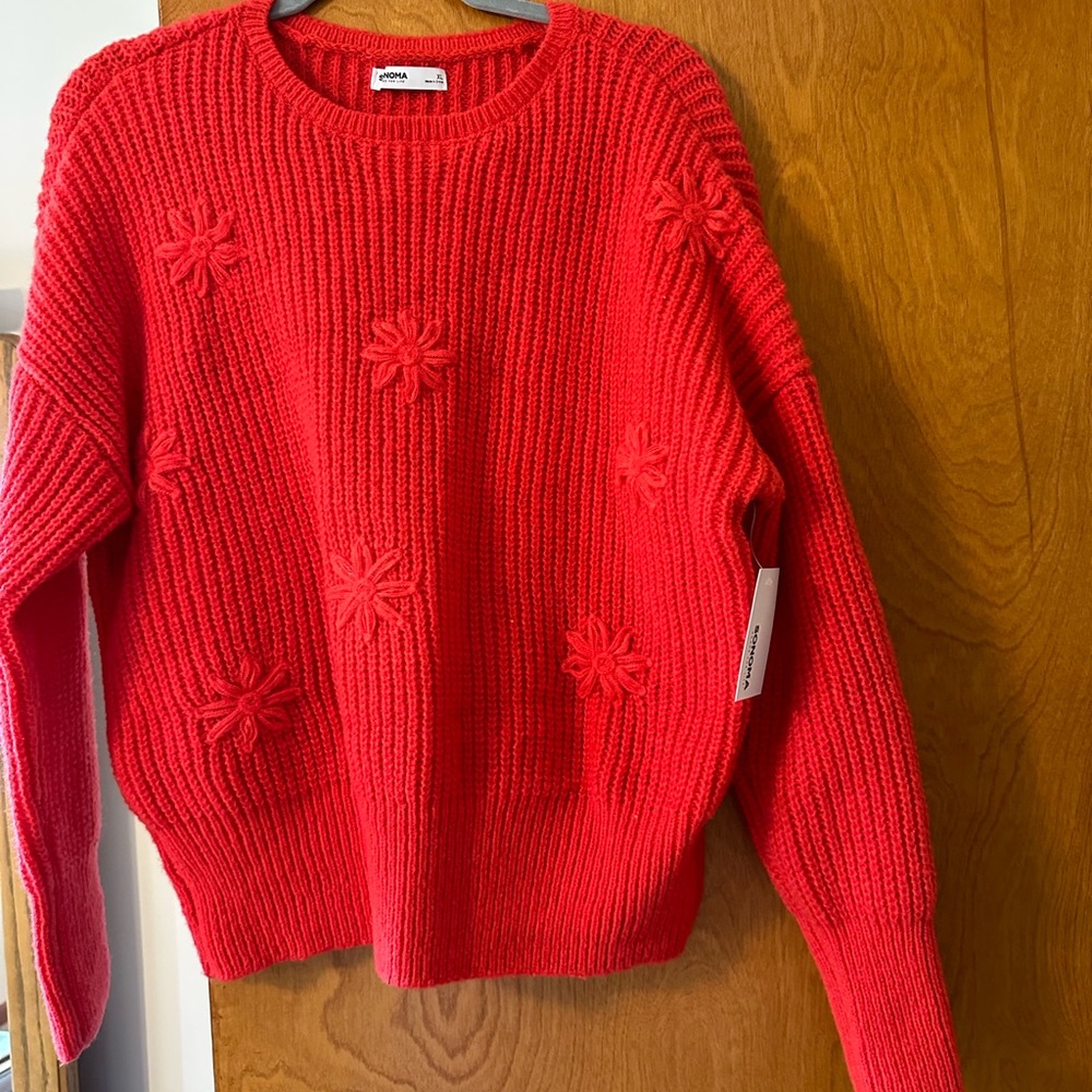 Red sweater size XL NWT